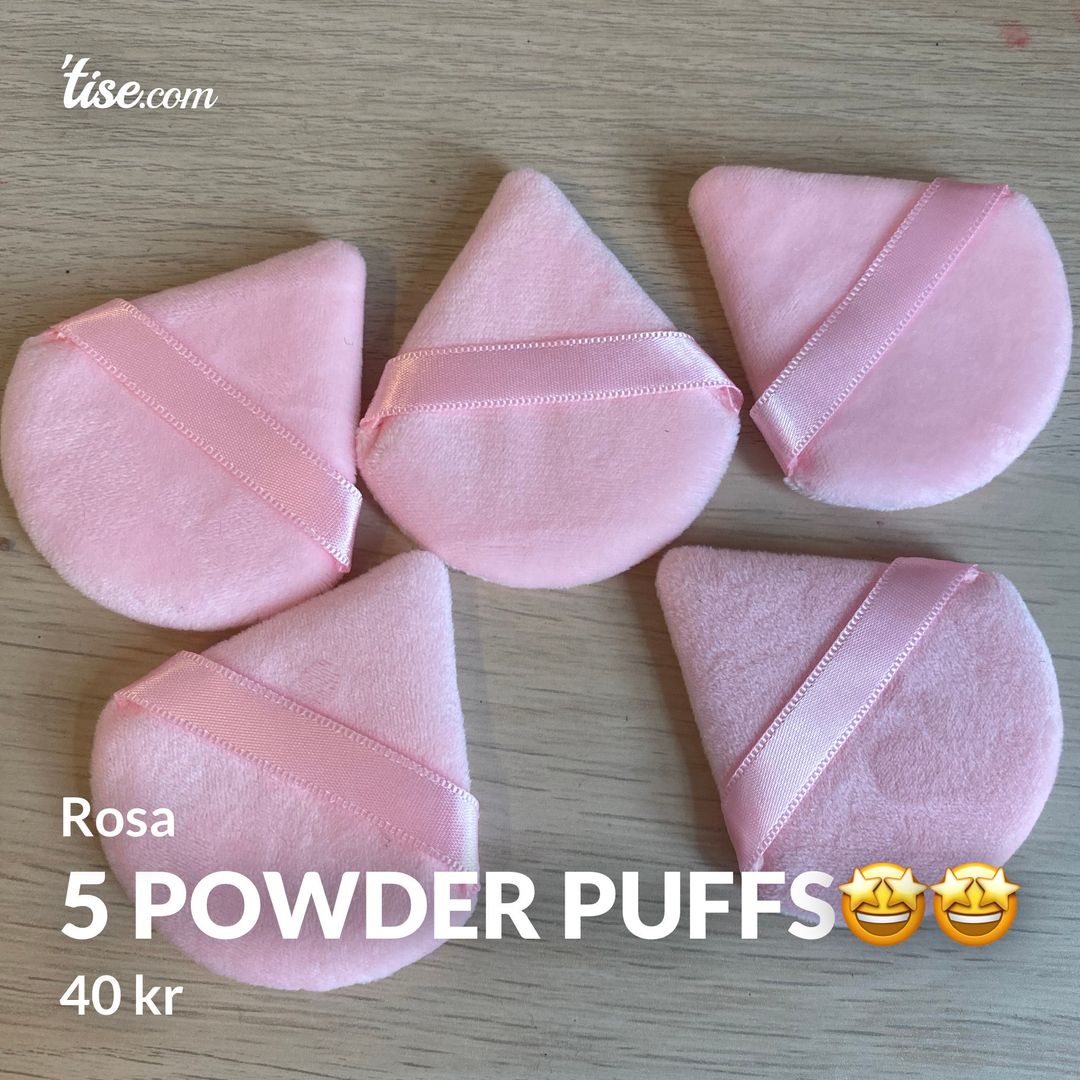 5 POWDER PUFFS🤩🤩