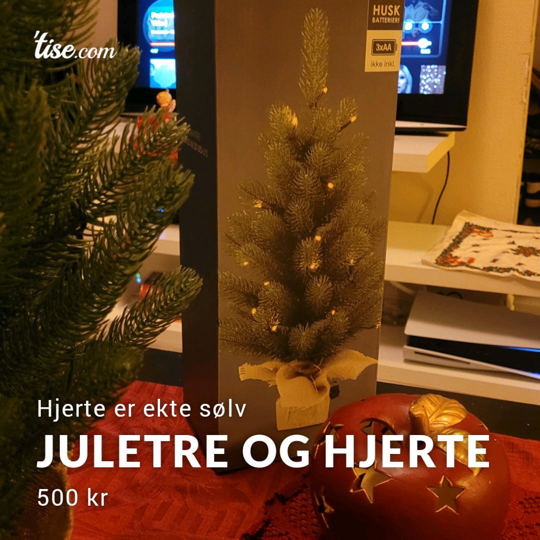 Juletre og hjerte