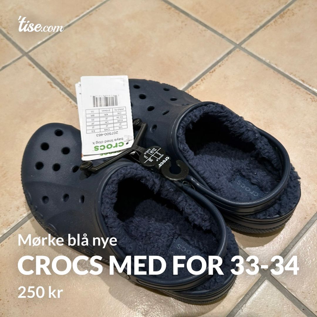 Crocs med for 33-34