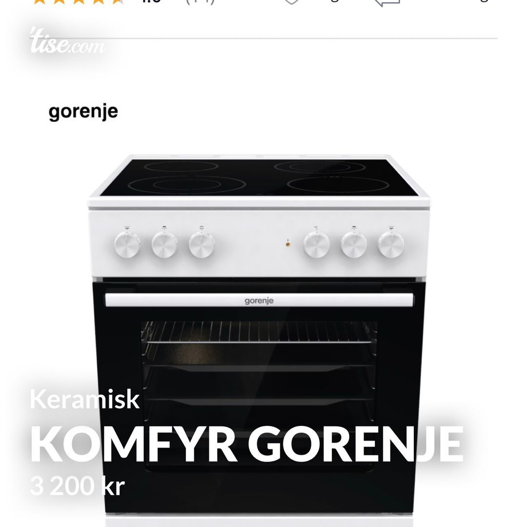 Komfyr Gorenje