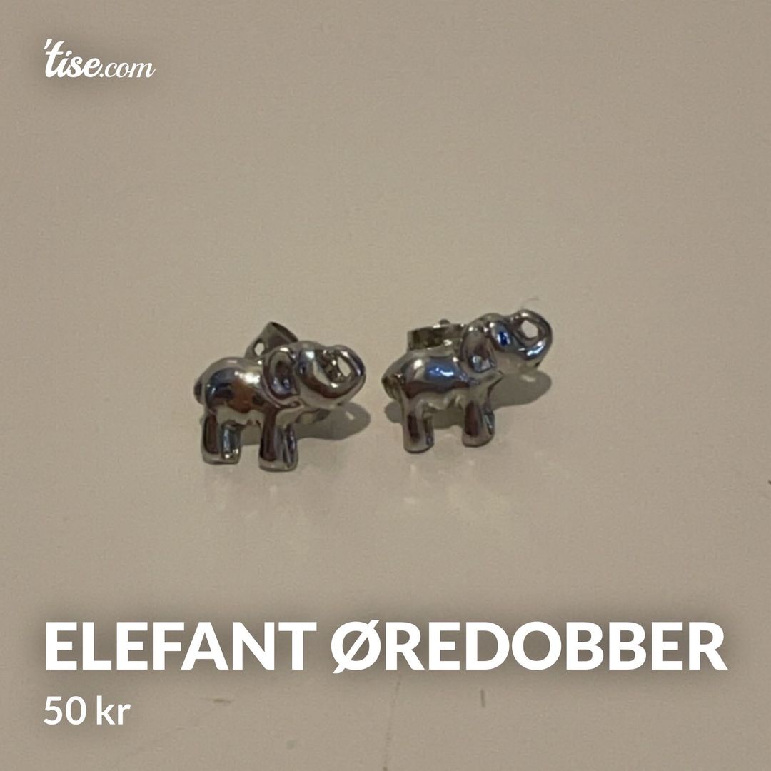 elefant øredobber