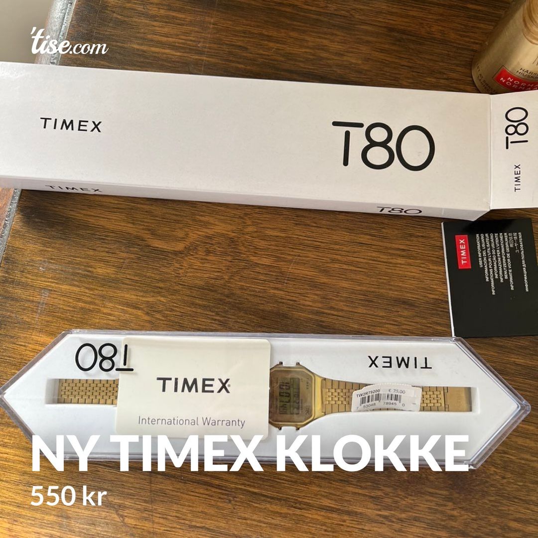 Ny TIMEX klokke