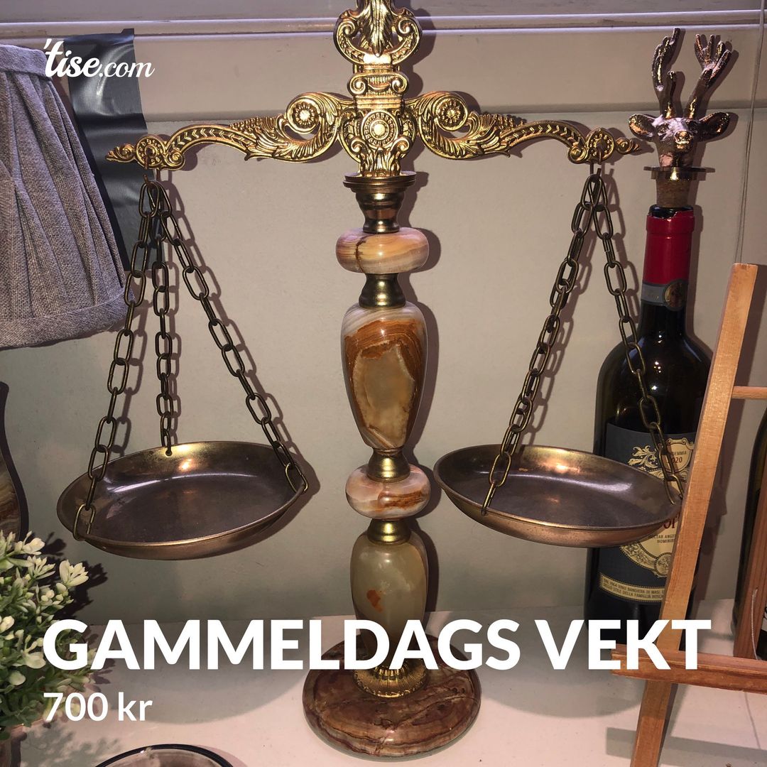 Gammeldags vekt