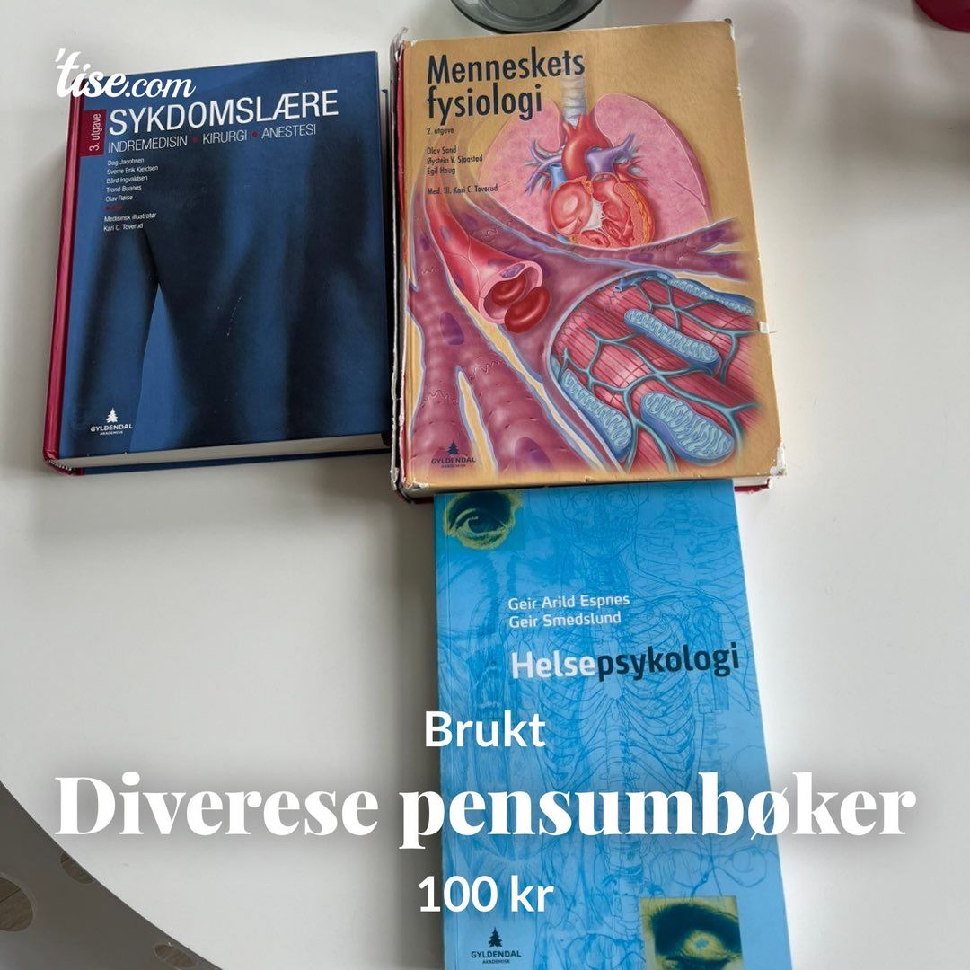 Diverese pensumbøker