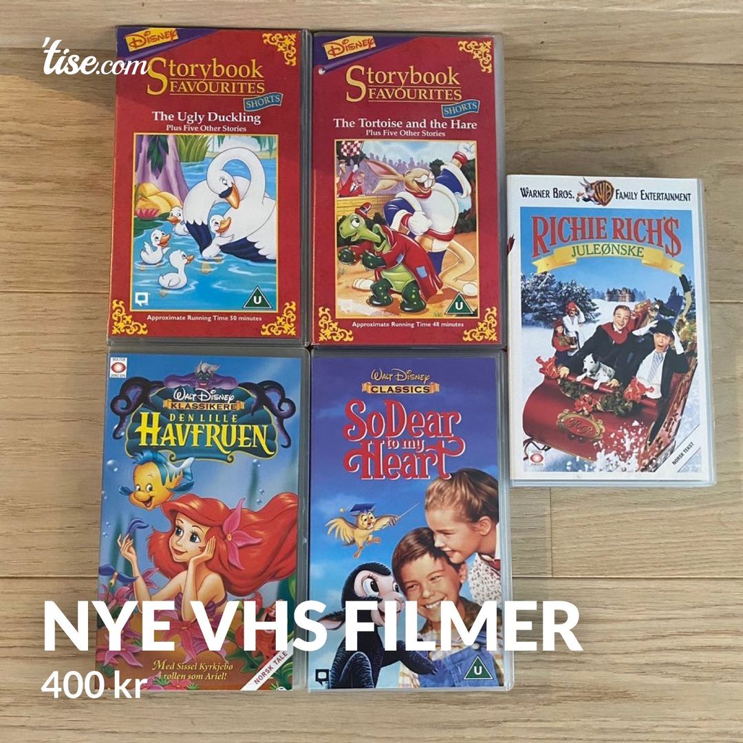 Nye VHS filmer