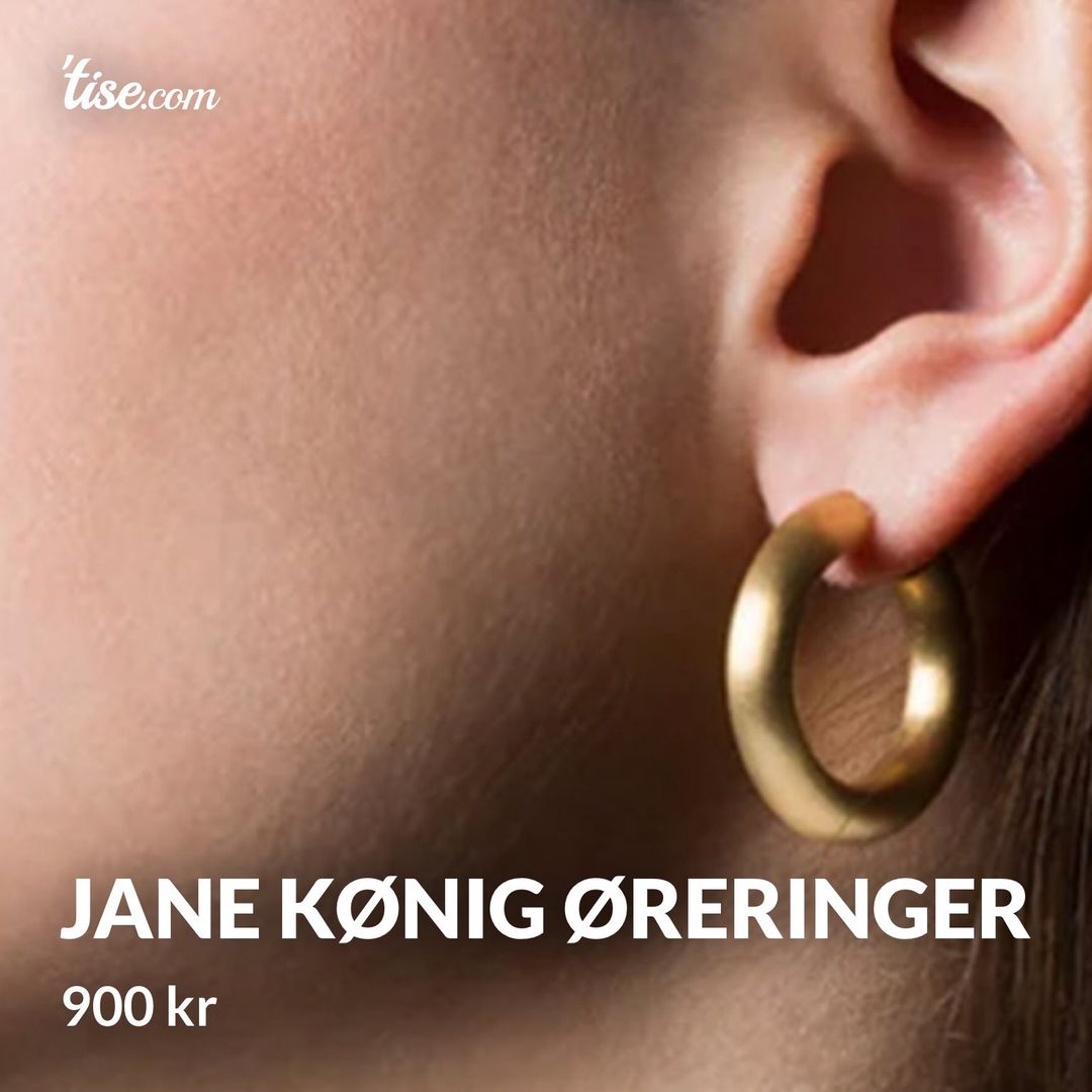 Jane Kønig øreringer