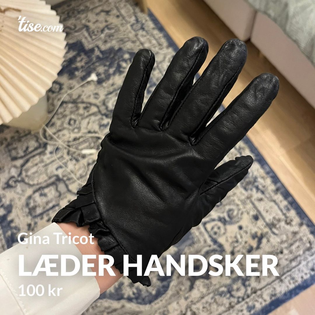 Læder handsker