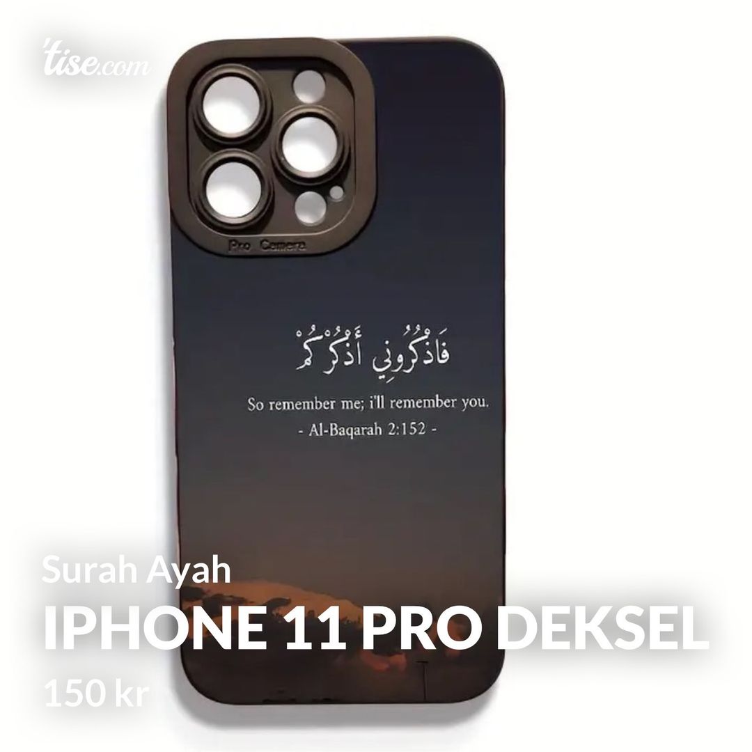 iPhone 11 pro deksel