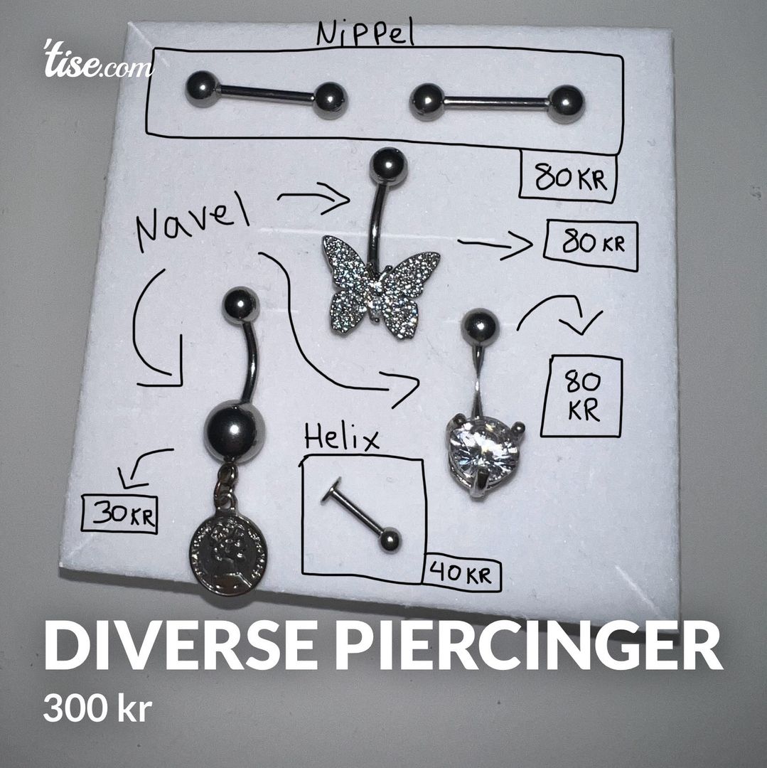 Diverse Piercinger