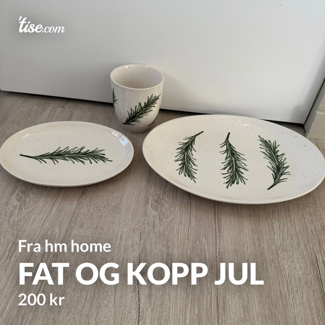 Fat og kopp jul