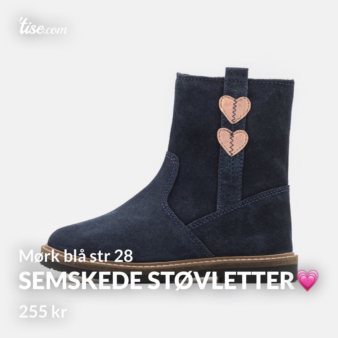 Semskede støvletter💗