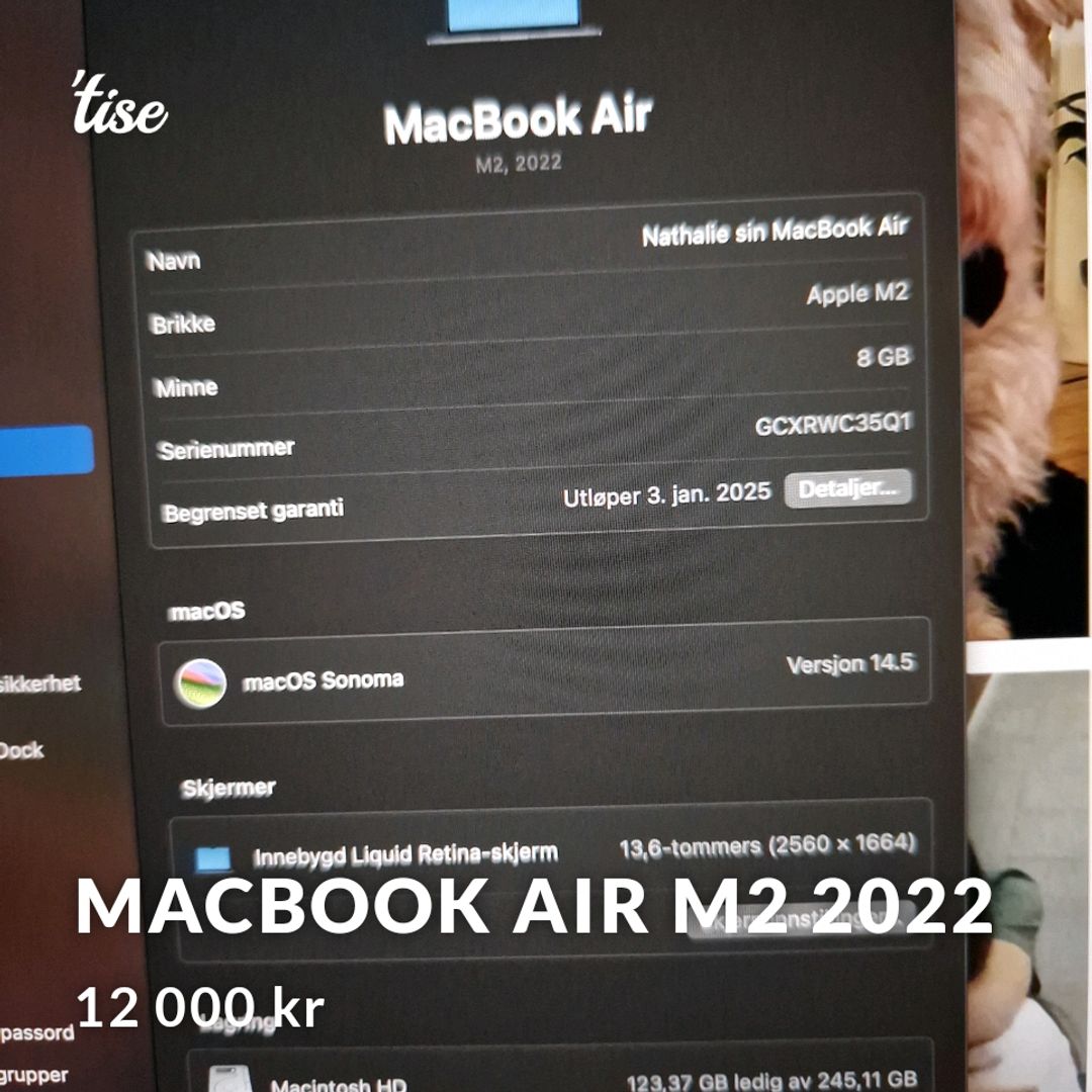 MacBook Air M2 2022