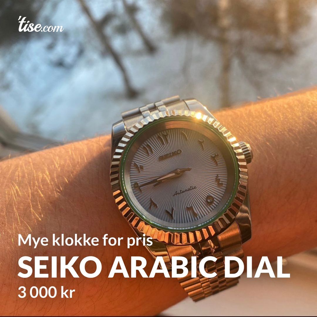 Seiko arabic dial