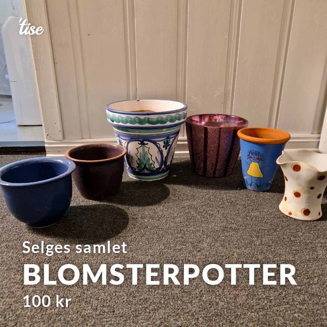 Blomsterpotter