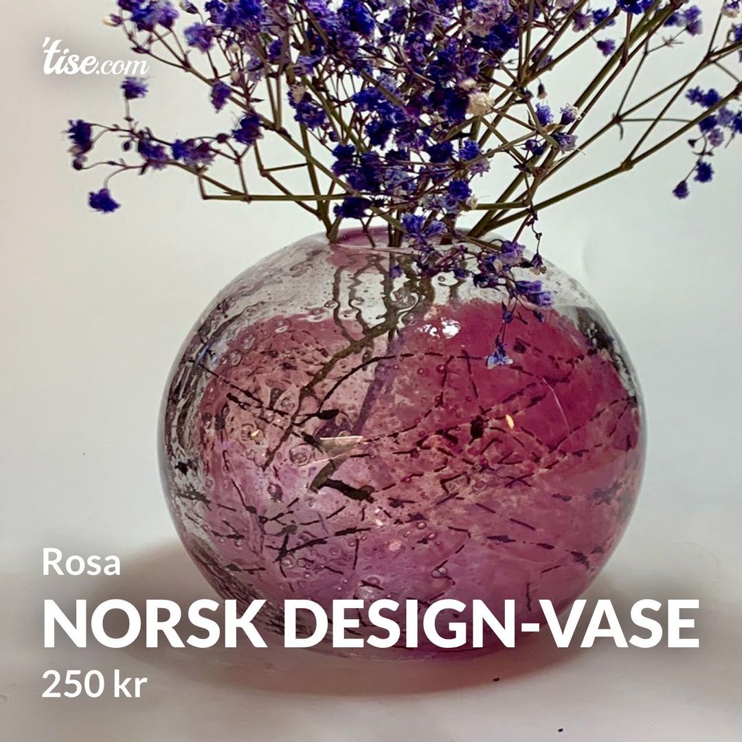 Norsk design-vase