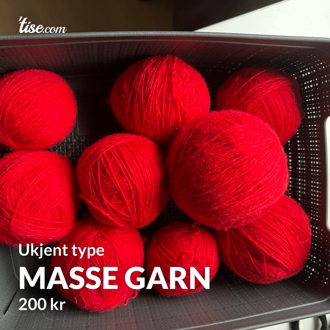 Masse garn