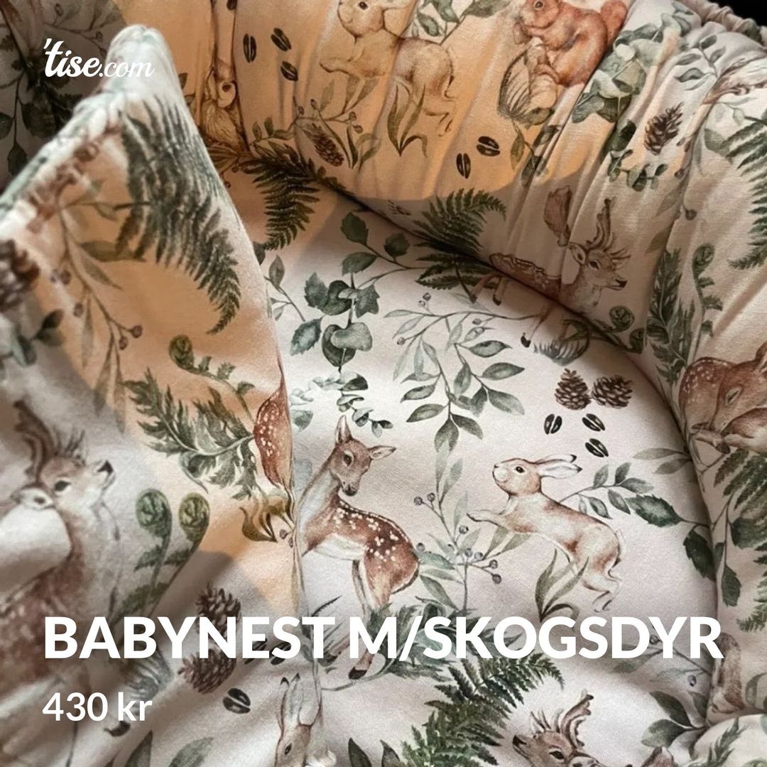 Babynest m/skogsdyr