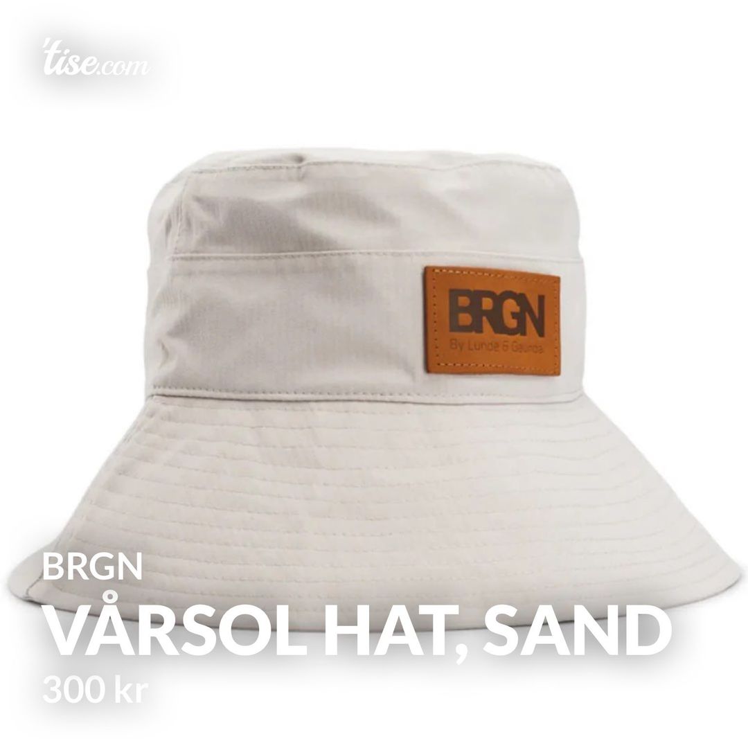 VÅRSOL HAT, SAND