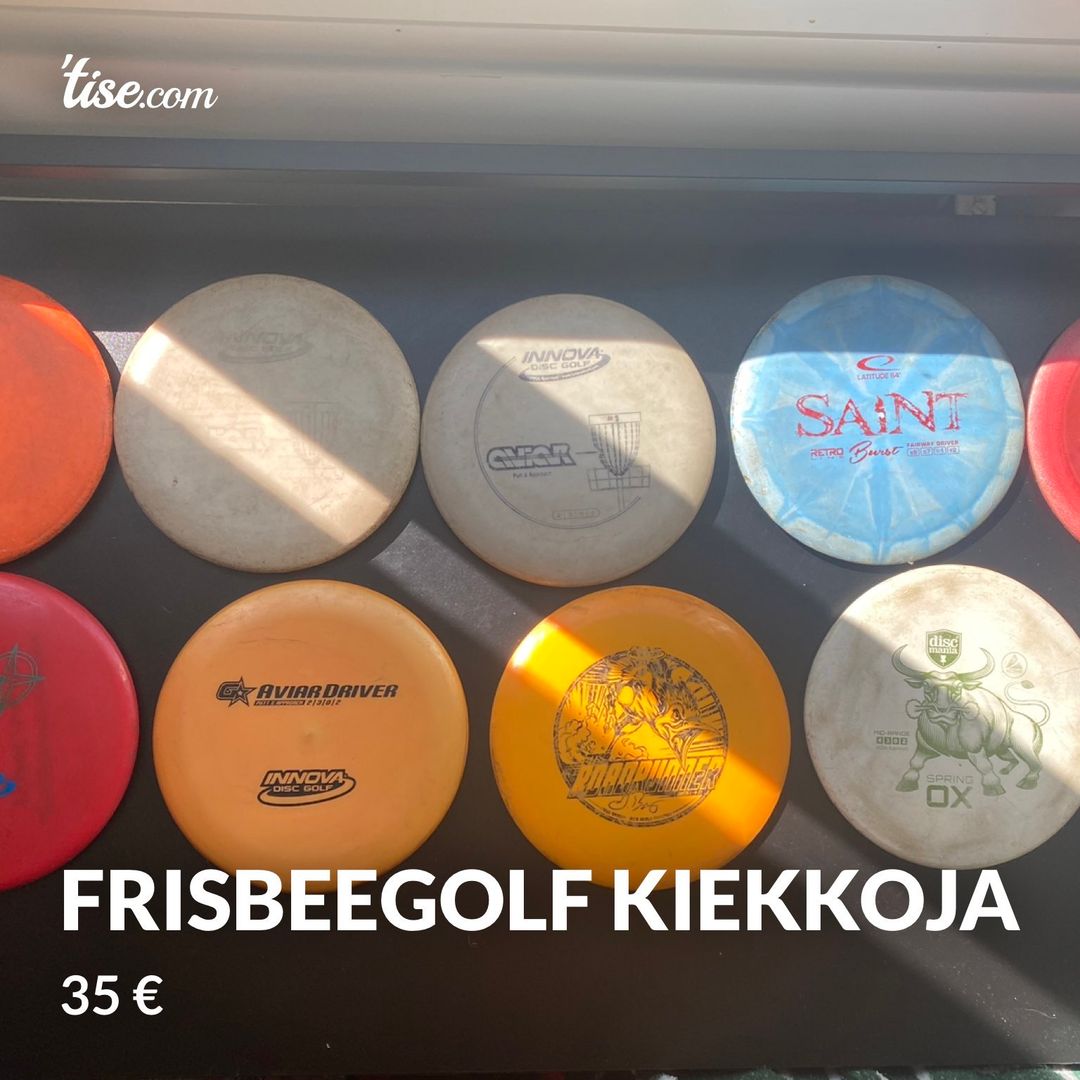 Frisbeegolf Kiekkoja