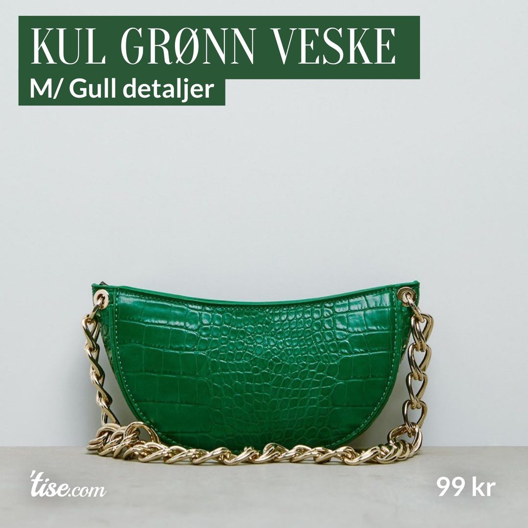 Kul grønn veske