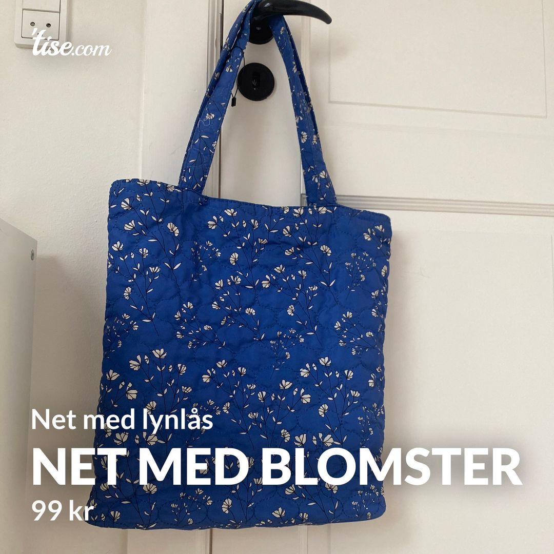 Net med blomster