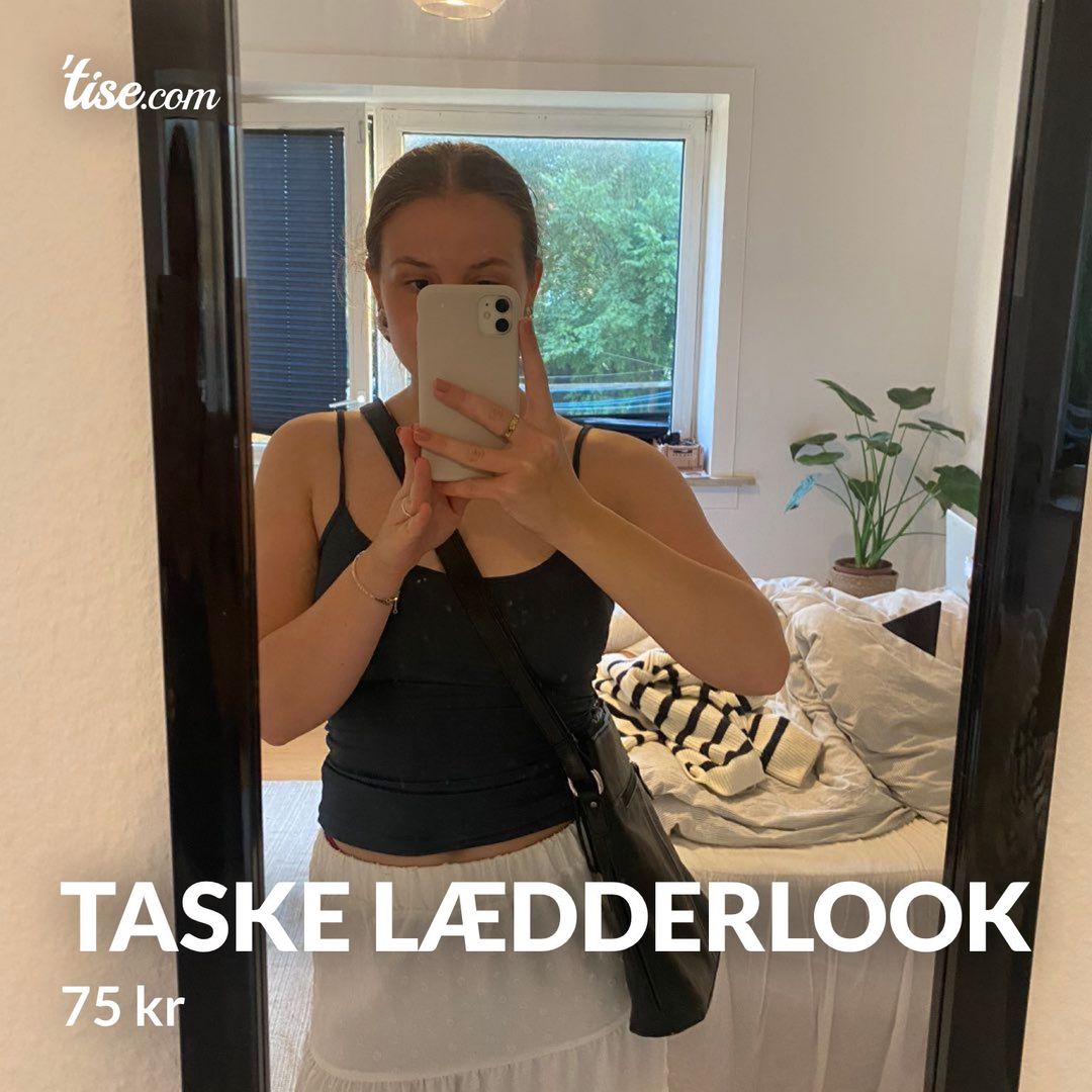 Taske lædderlook