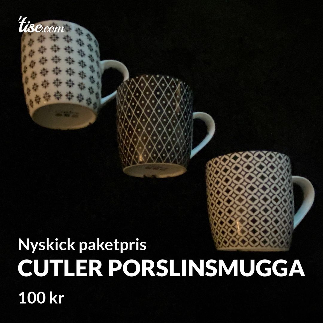 Cutler porslinsmugga