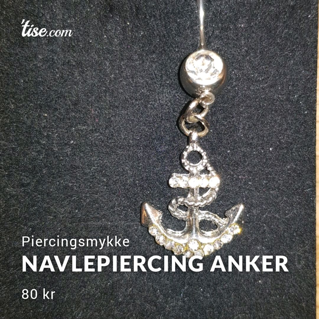 Navlepiercing Anker