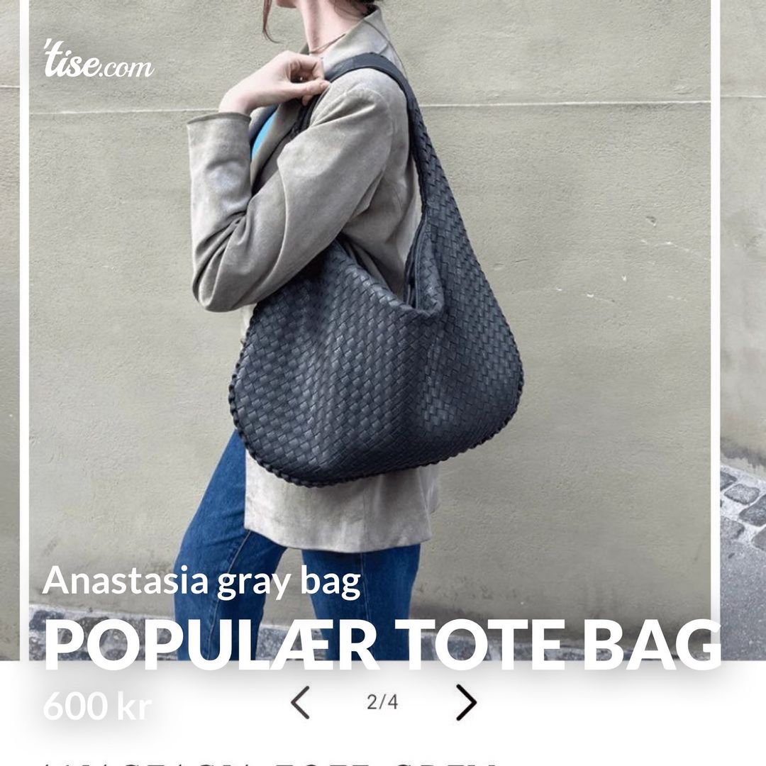 Populær tote bag