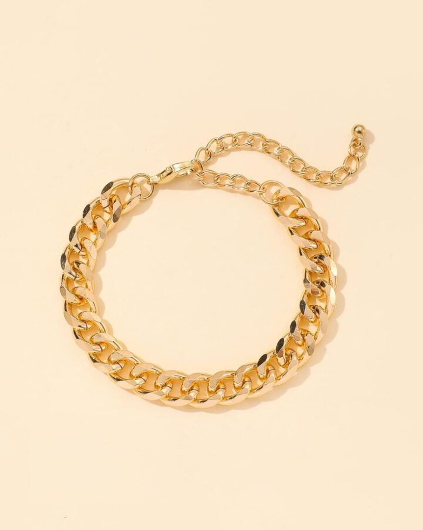 Big gold bracelet