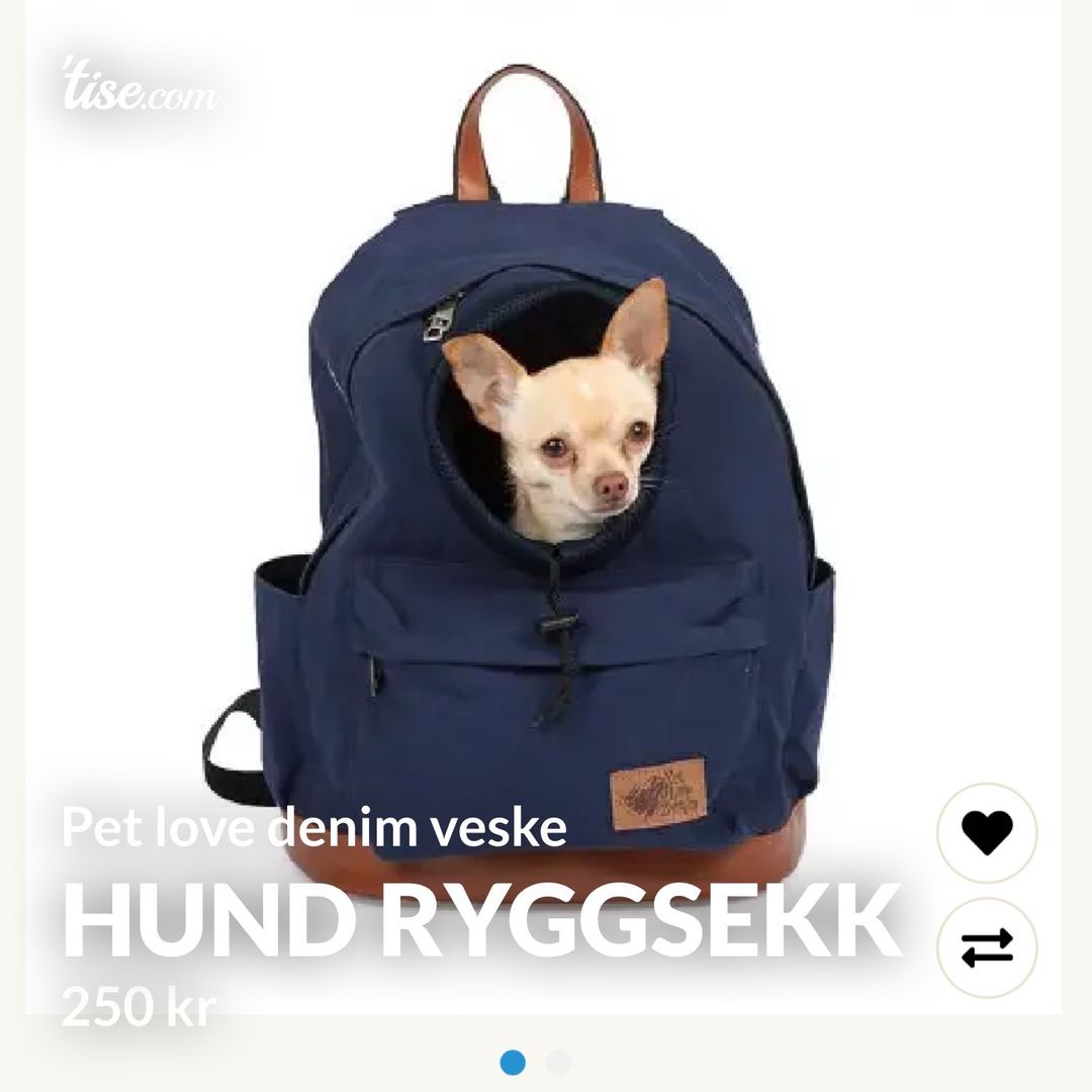 Hund ryggsekk