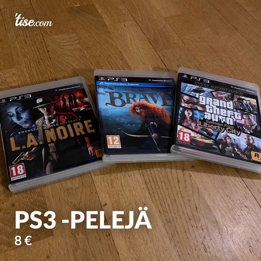 PS3 -pelejä