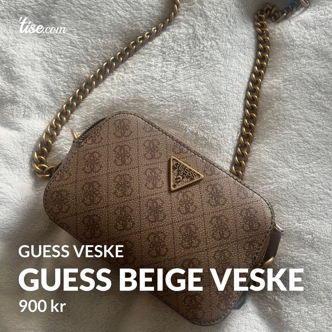 GUESS BEIGE VESKE