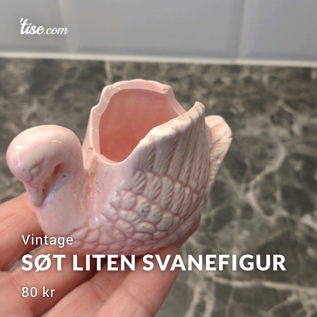 Søt Liten Svanefigur