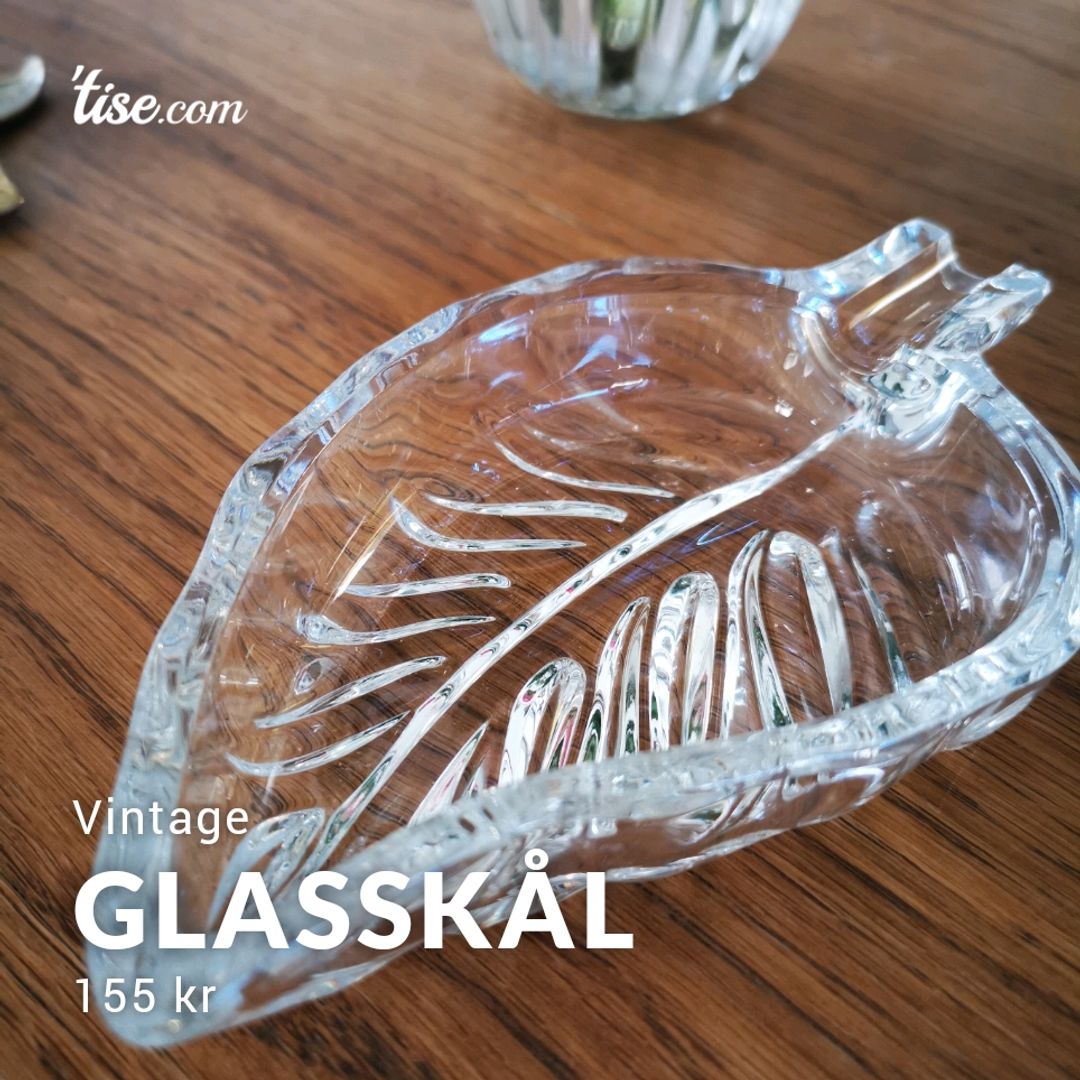 Glasskål