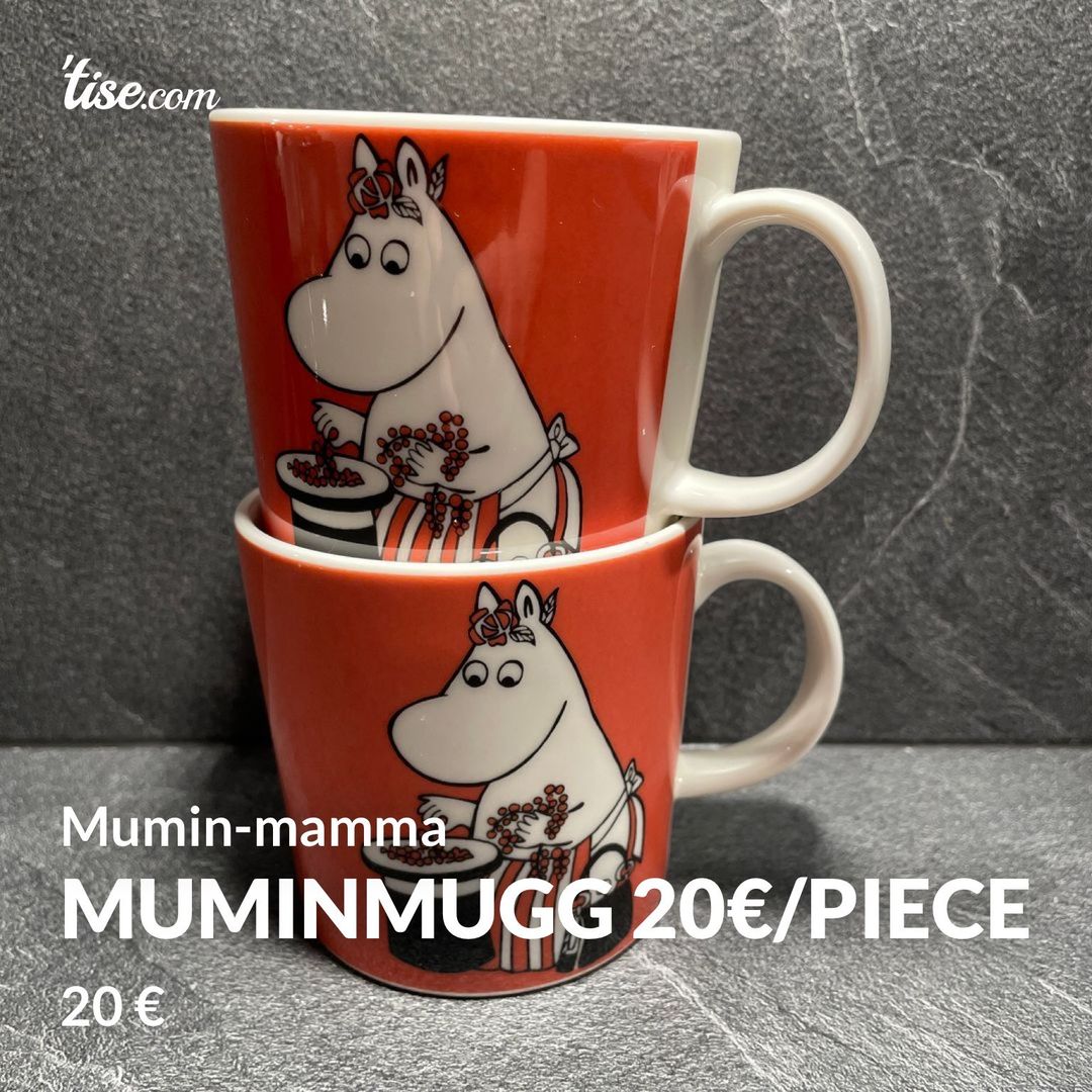 Muminmugg 20€/piece