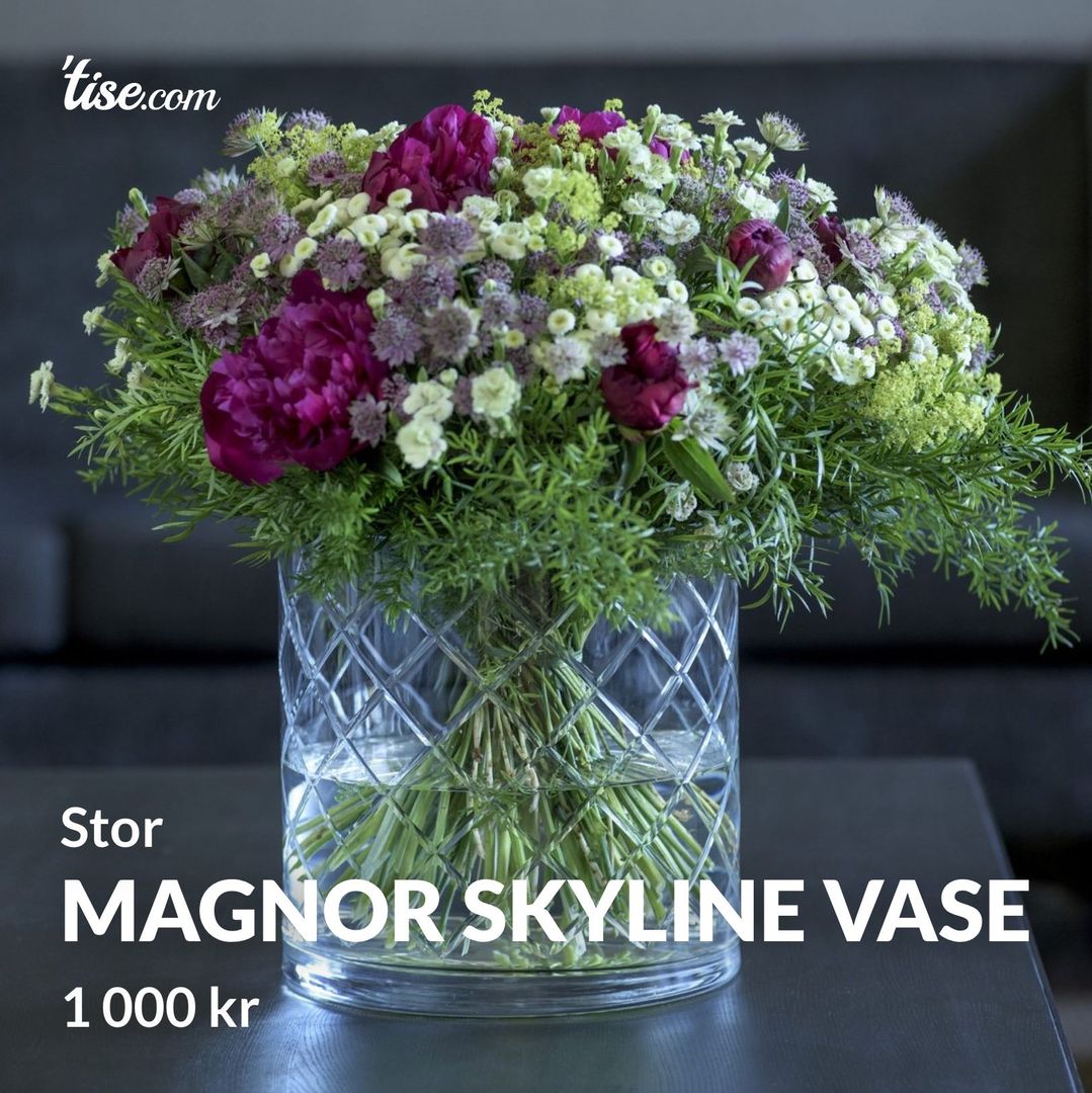 Magnor skyline vase