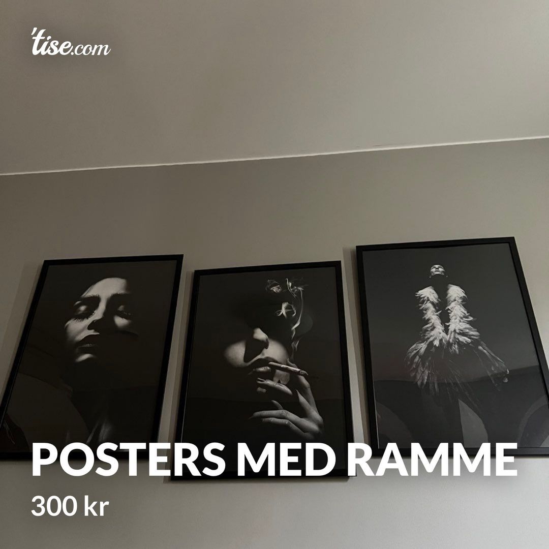 Posters med ramme