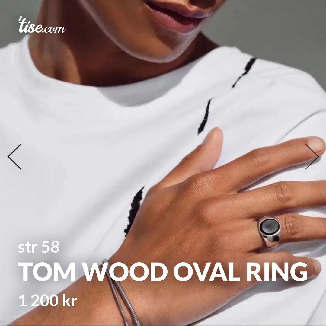 Tom Wood oval ring