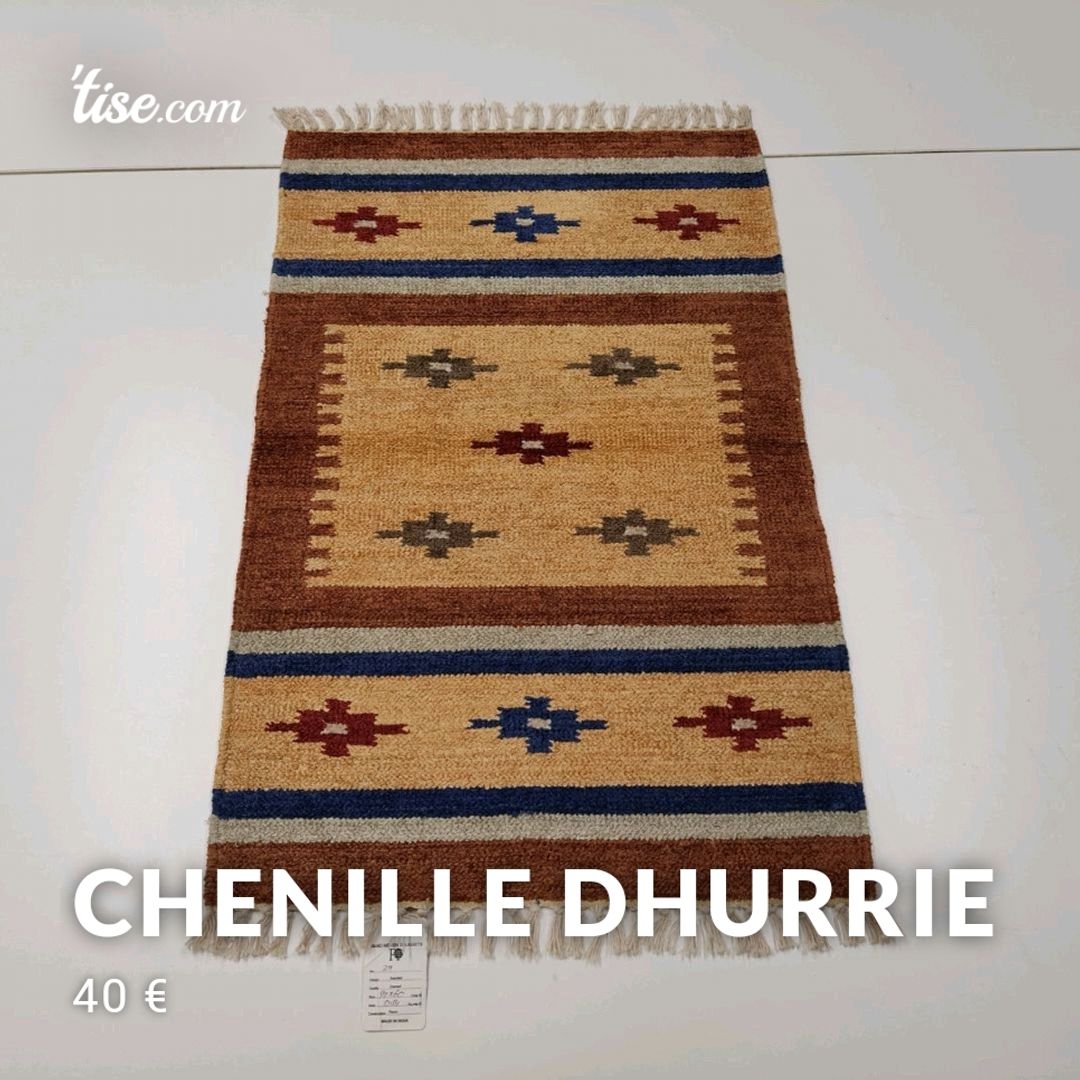 Chenille Dhurrie