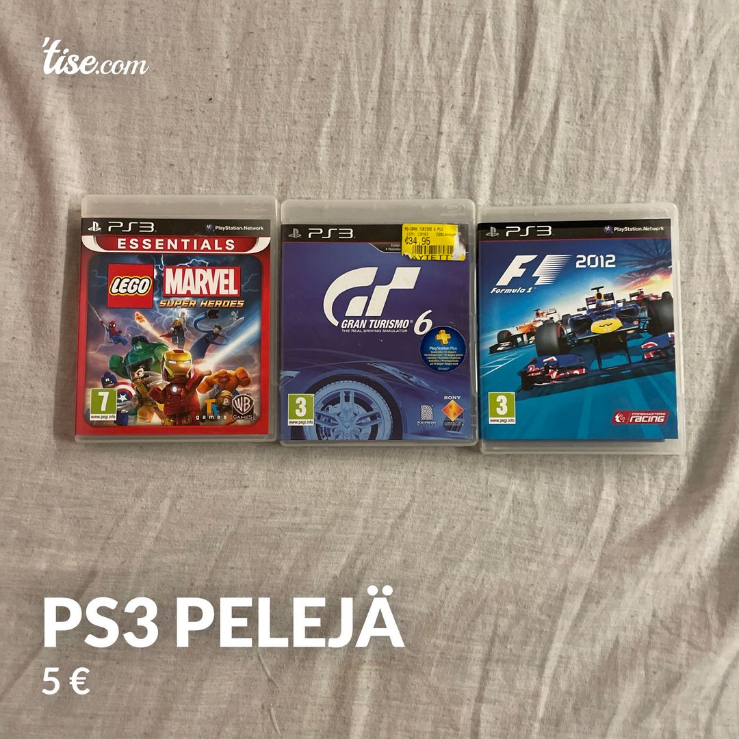 Ps3 pelejä