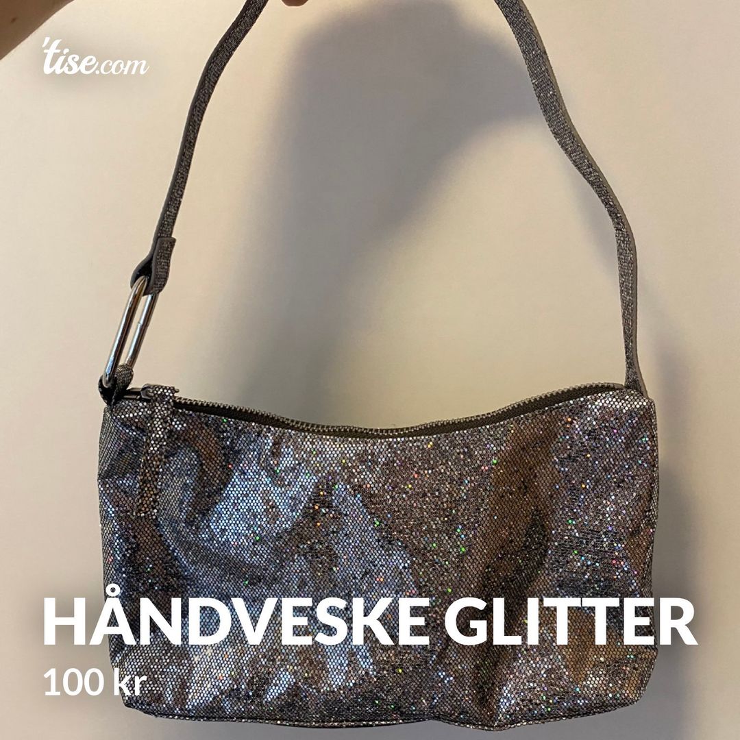 Håndveske glitter