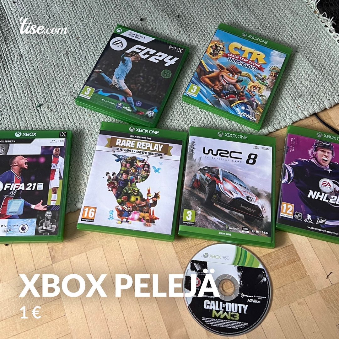 Xbox pelejä