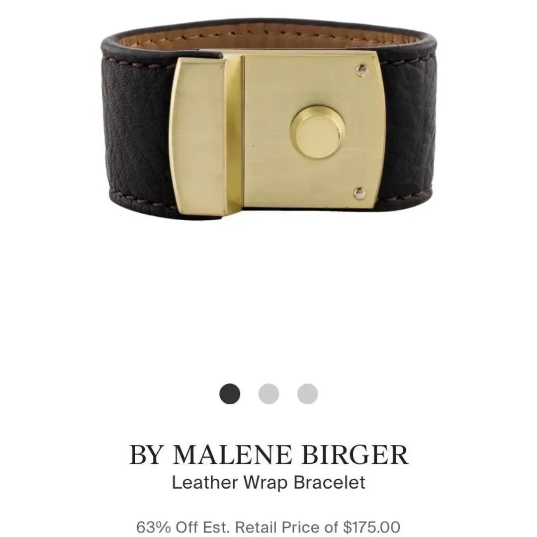 Leather bracelet