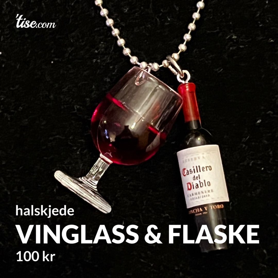 Vinglass  flaske