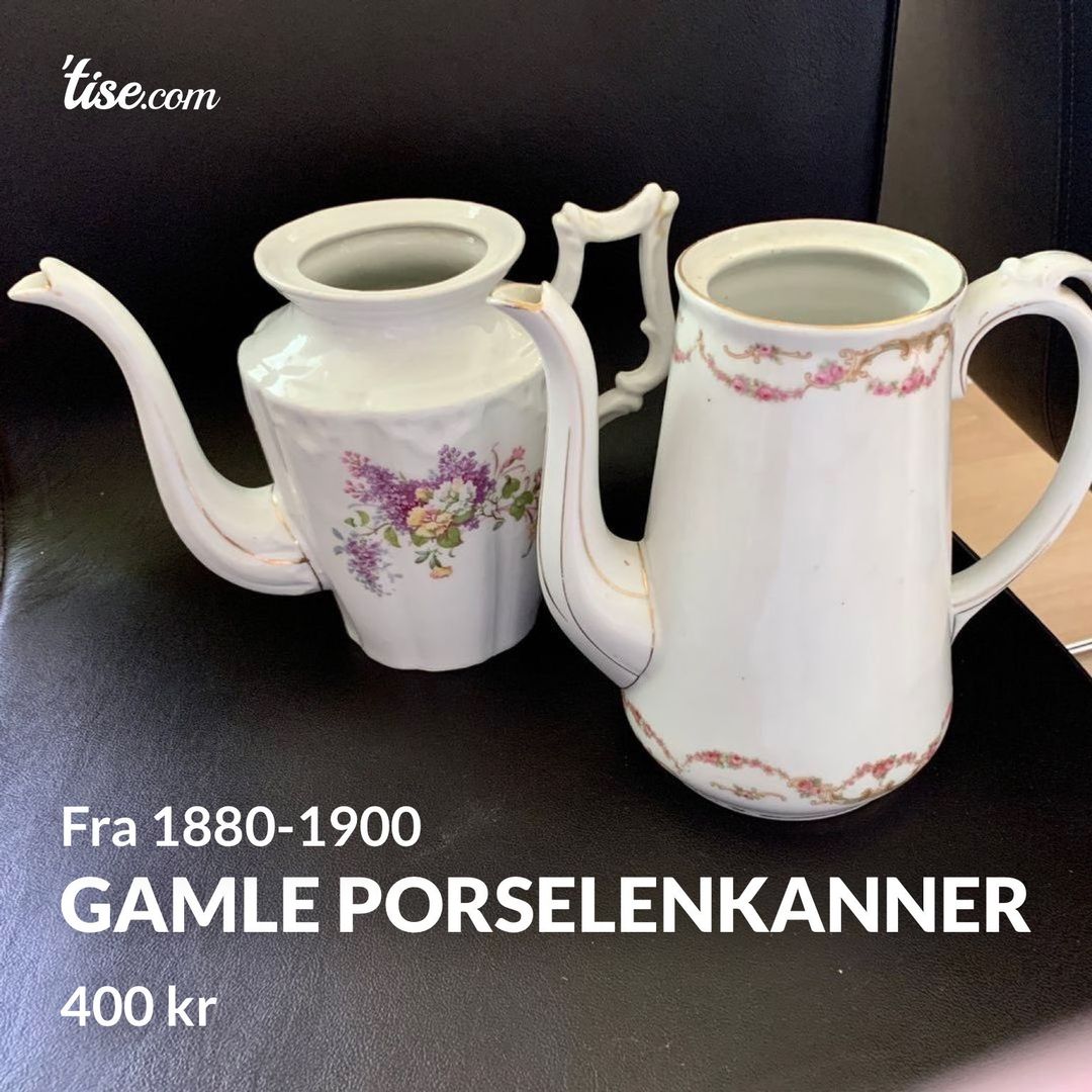 Gamle porselenkanner