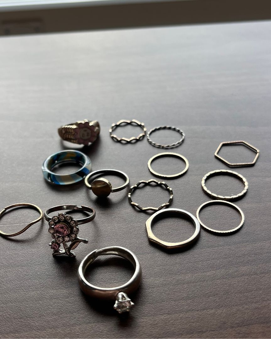 Mixed ring set