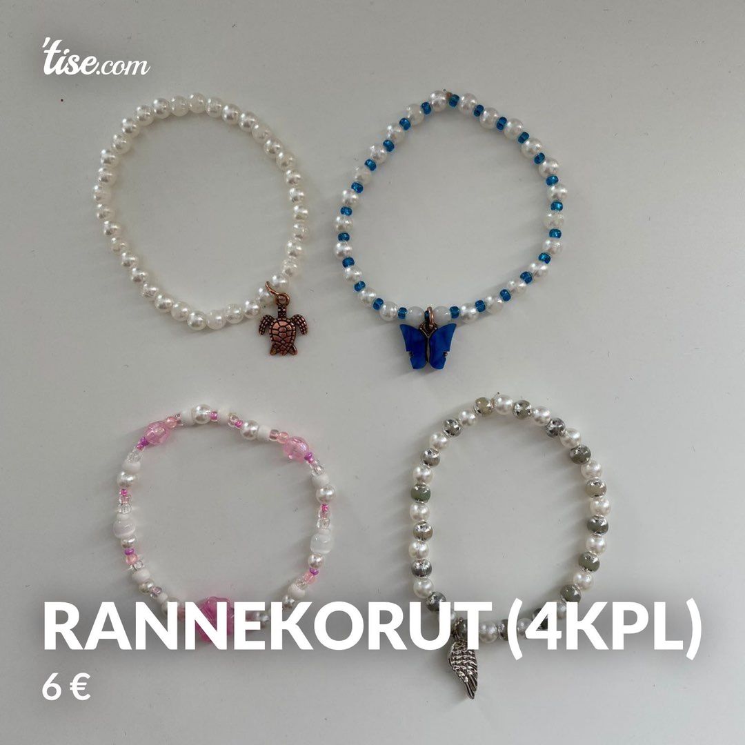 Rannekorut (4kpl)