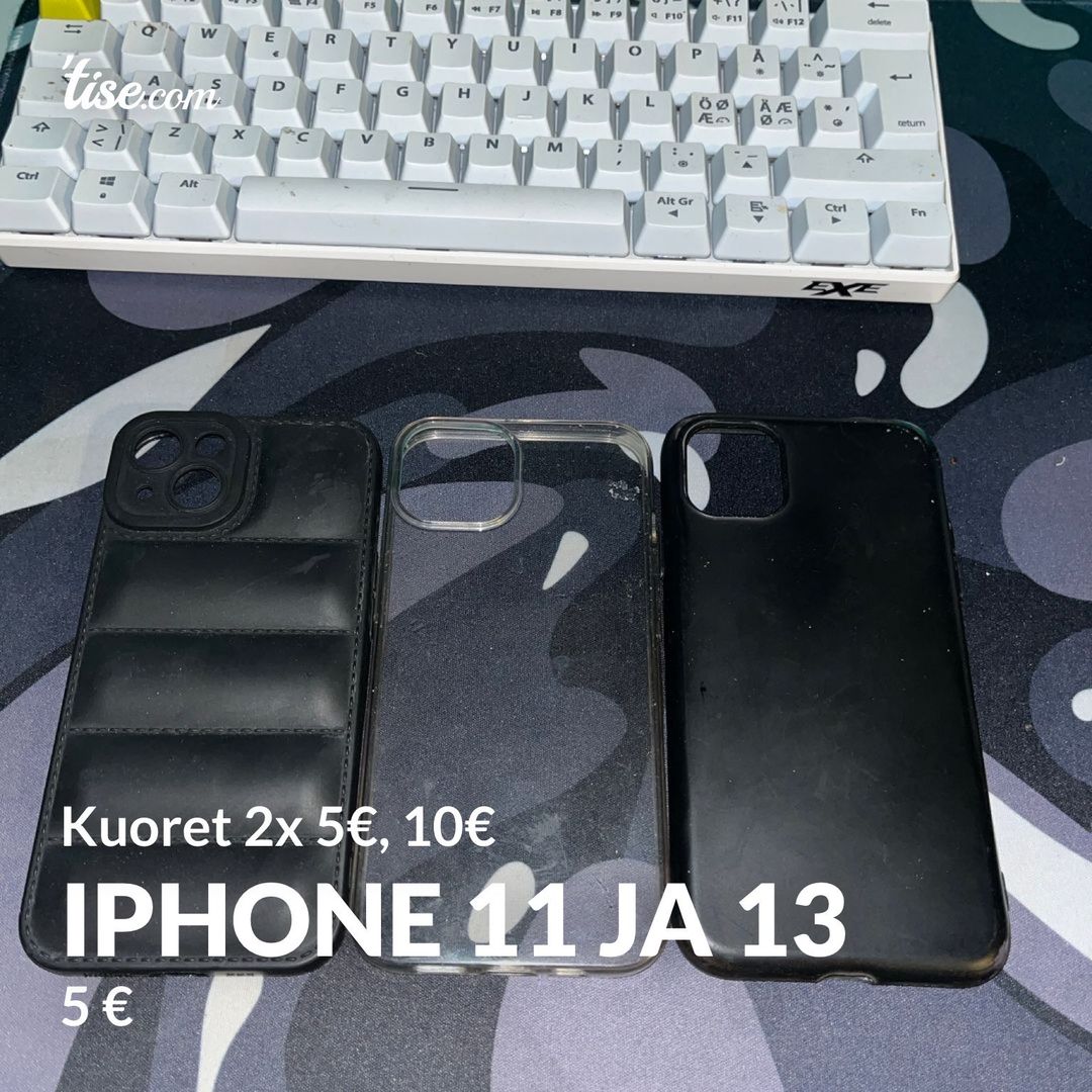 Iphone 11 ja 13