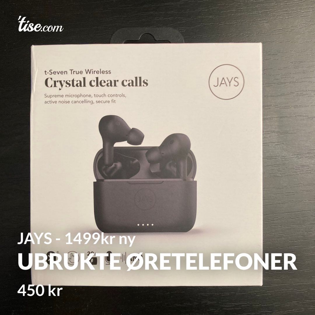 Ubrukte Øretelefoner